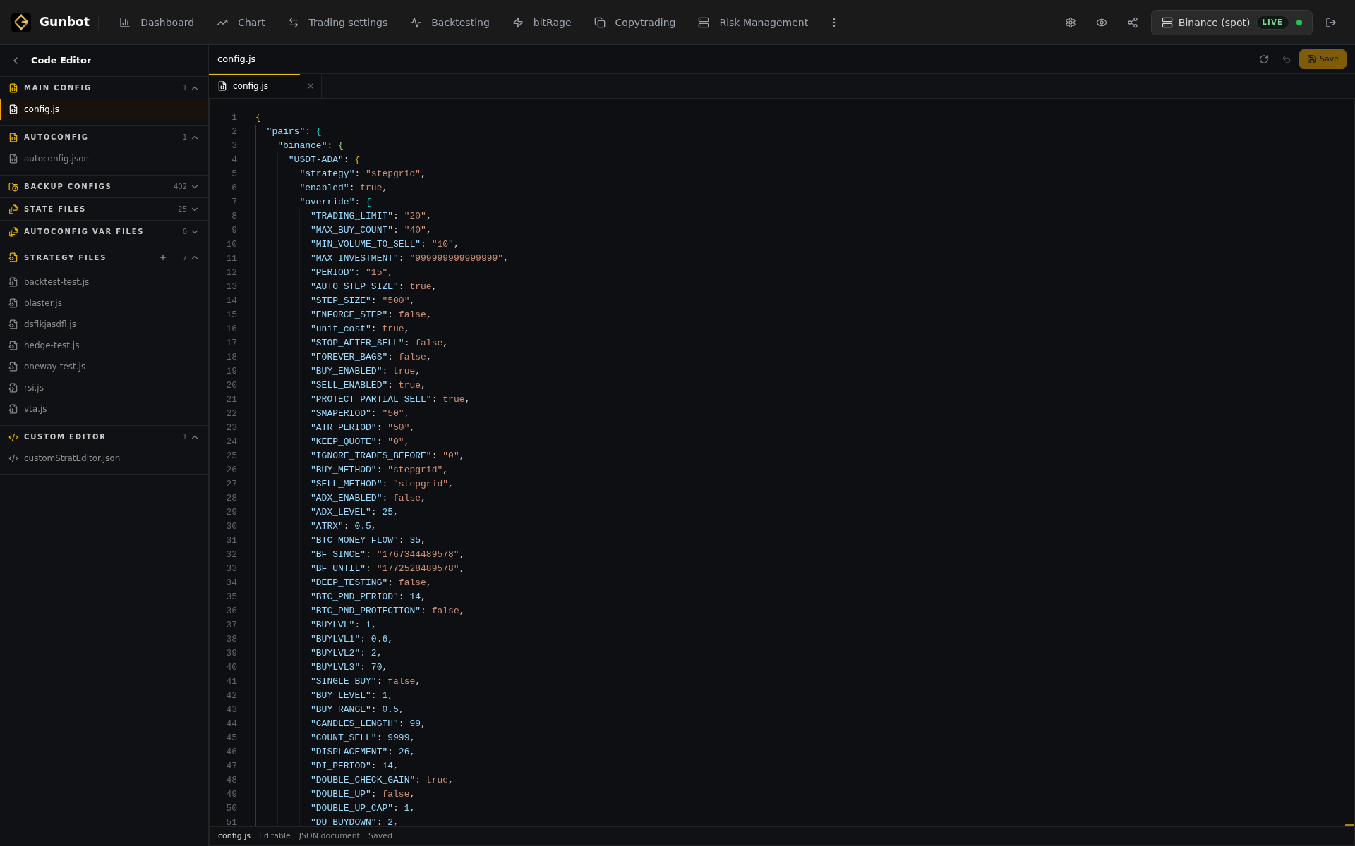 Code Editor interface screenshot