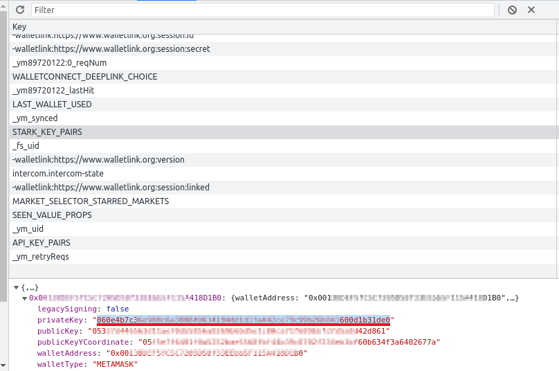dYdX Stark key derivation interface for API setup dYdX Stark key derivation interface for API setup