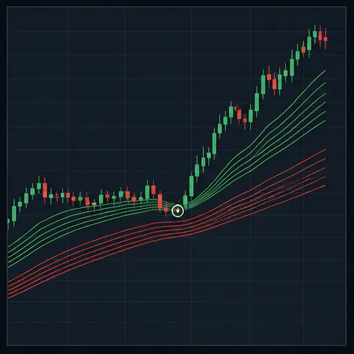EMA Bands Guppy Scalp strategy behavior