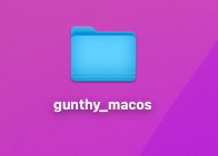 MacOS Installation Step 4: Locate the Gunbot executable