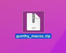 MacOS Installation Step 2: Locate the extracted files