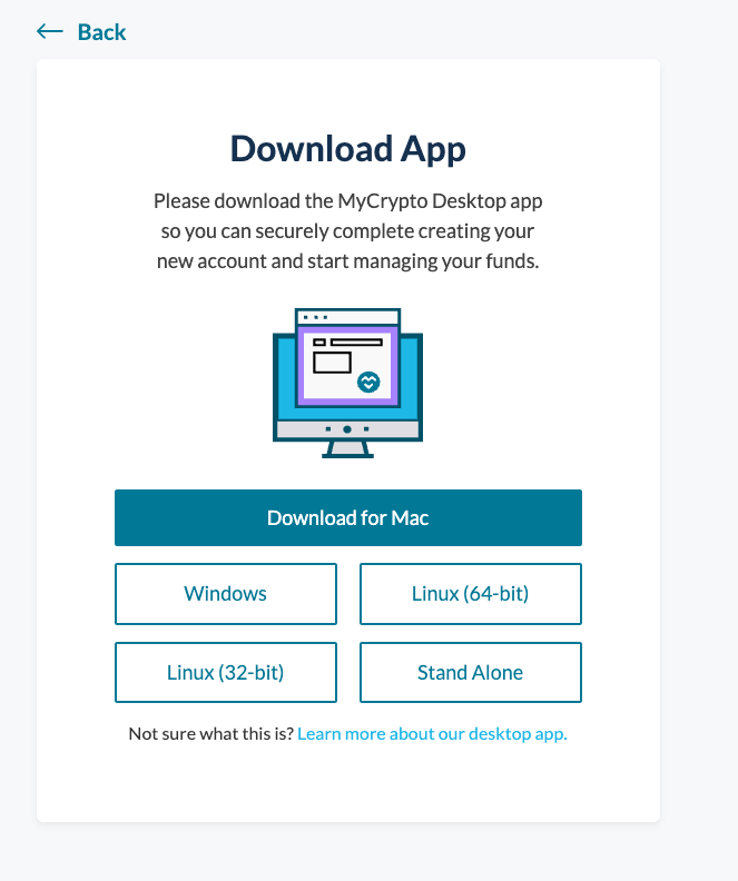 Mycrypto secret recovery phrase backup and wallet creation completion screen Mycrypto secret recovery phrase backup and wallet creation completion screen