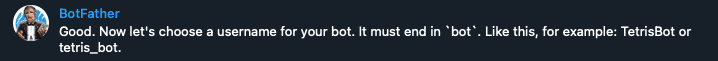 Bot Username